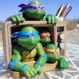 سلاحف النينجا بتلفاز